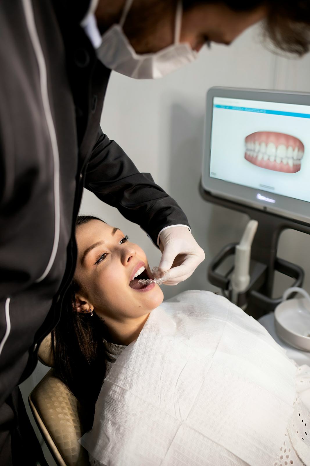 Patient getting a quick 3D scan